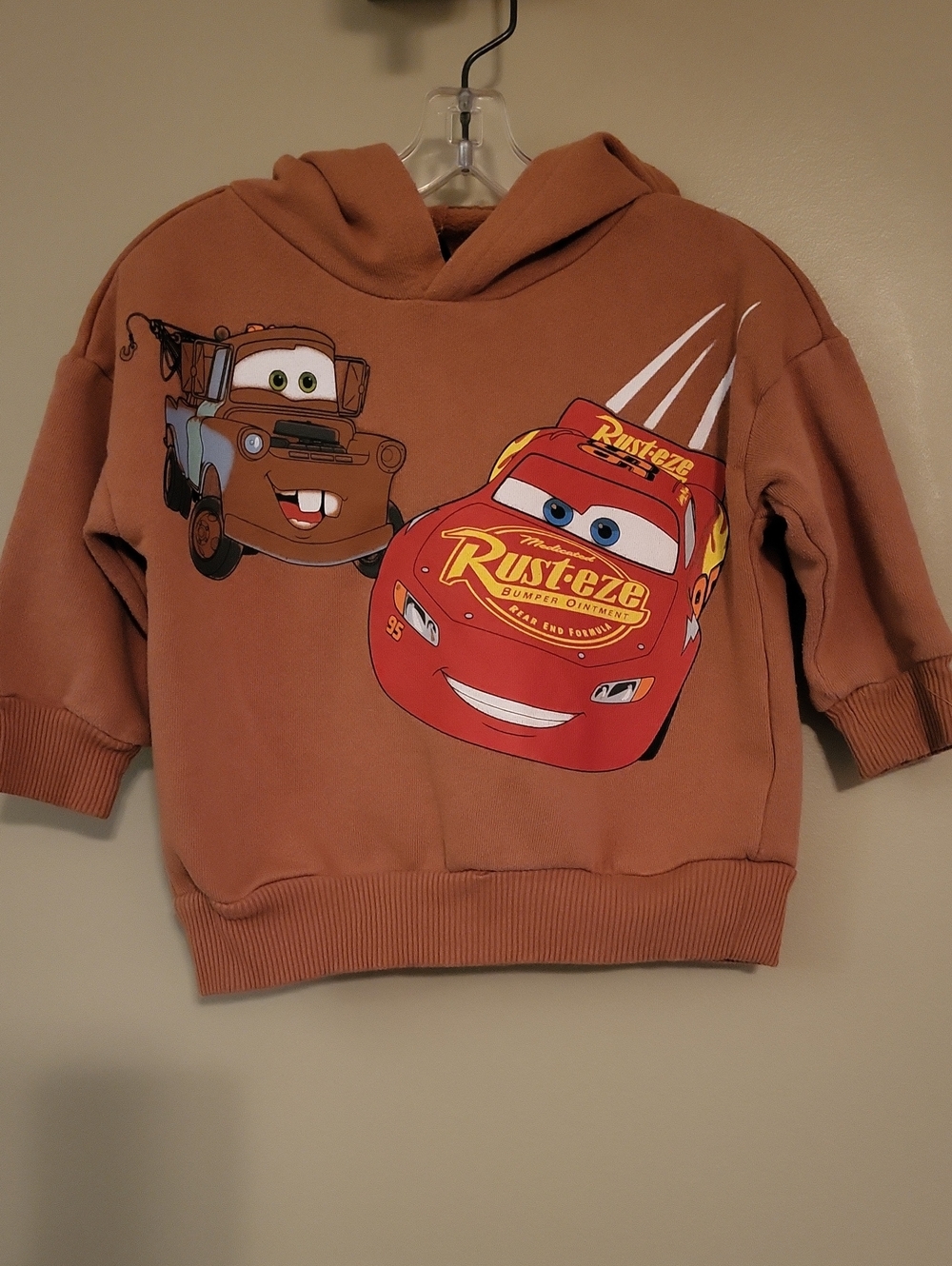 Disney Cars brown pullover hoodie